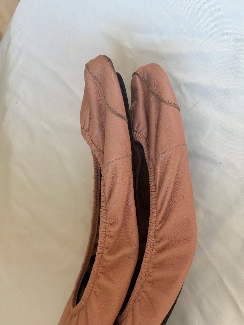Henri Bendel Miss Bendel Pink Foldable Ballet Flats - Picture 3 of 4